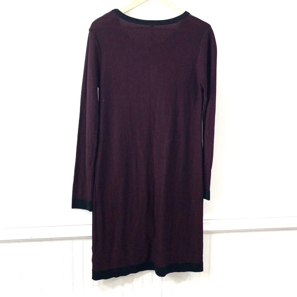 Walter Baker dress knit faux leather patches‎ sweater medium long sleeve NWT - Picture 5 of 7